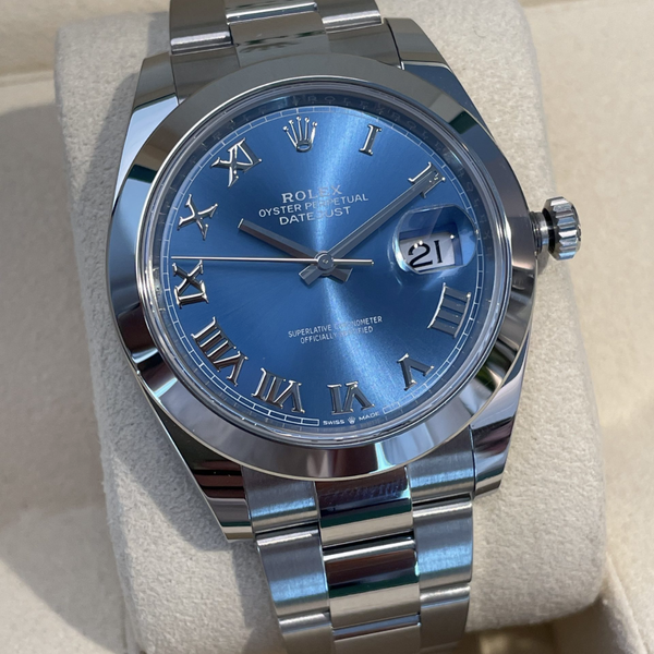 Rolex Datejust - Quadrante Azzurro Blu - Numeri Romani