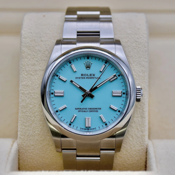 Rolex Oyster Perpetual - Blu Turchese