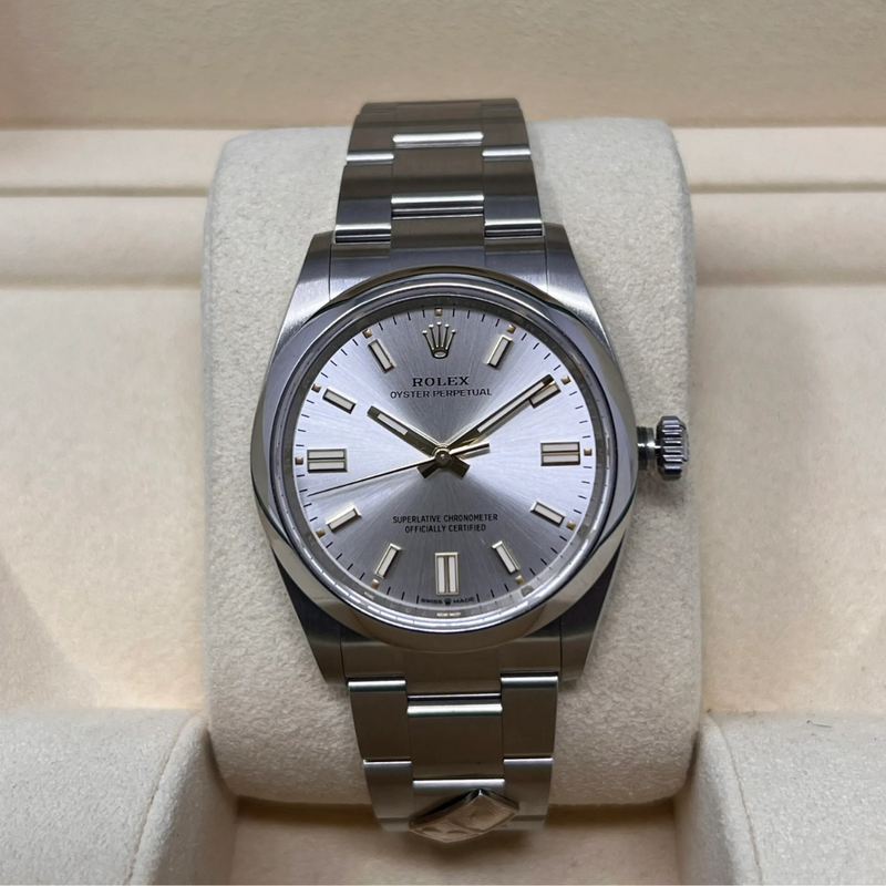 Rolex Oyster Perpetual - Quadrante Argento