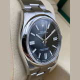 Rolex Oyster Perpetual - Quadrante Nero Brillante