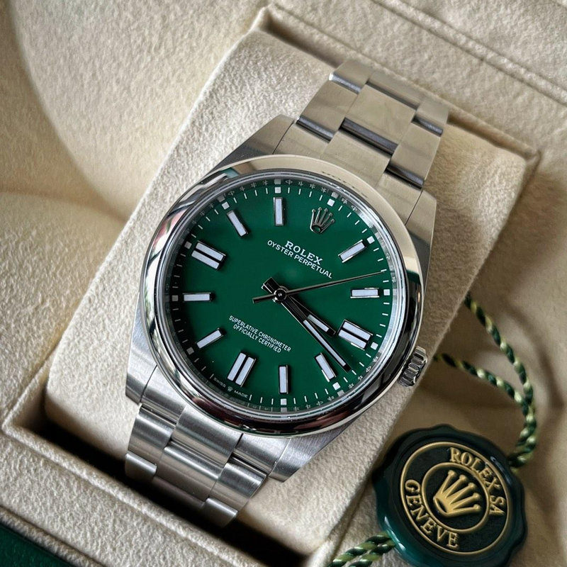 Rolex Oyster Perpetual - Quadrante Verde