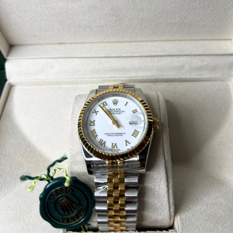 Rolex Datejust - Bianco/Oro