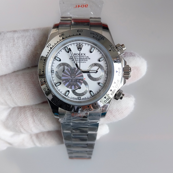 Rolex Daytona - Ghiera Acciaio - Quadrante Bianco