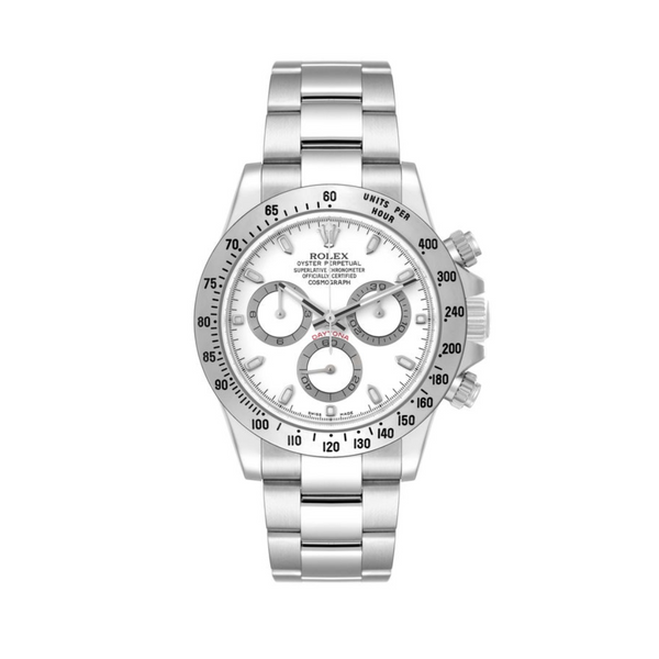 Rolex Daytona - Ghiera Acciaio - Quadrante Bianco